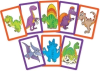 Joc de carti 2 in 1 - Dinozauri veseli