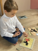 Joc magnetic Tangram, Egmont Toys