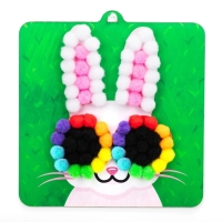 Set creativ cu pompoane - Imbraca animalutele