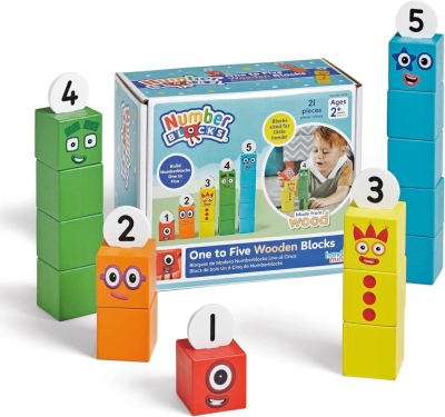 Cuburi din lemn Numberblocks - De la 1 5