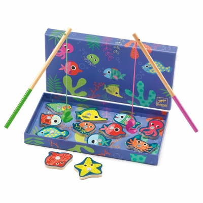 Joc magnetic de pescuit Fishing colour, Djeco