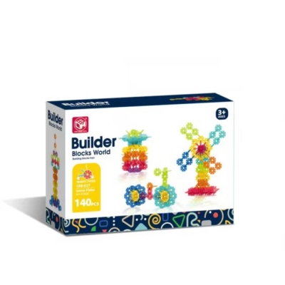 Set de constructie STEAM - Fulgi zapada (140 piese)