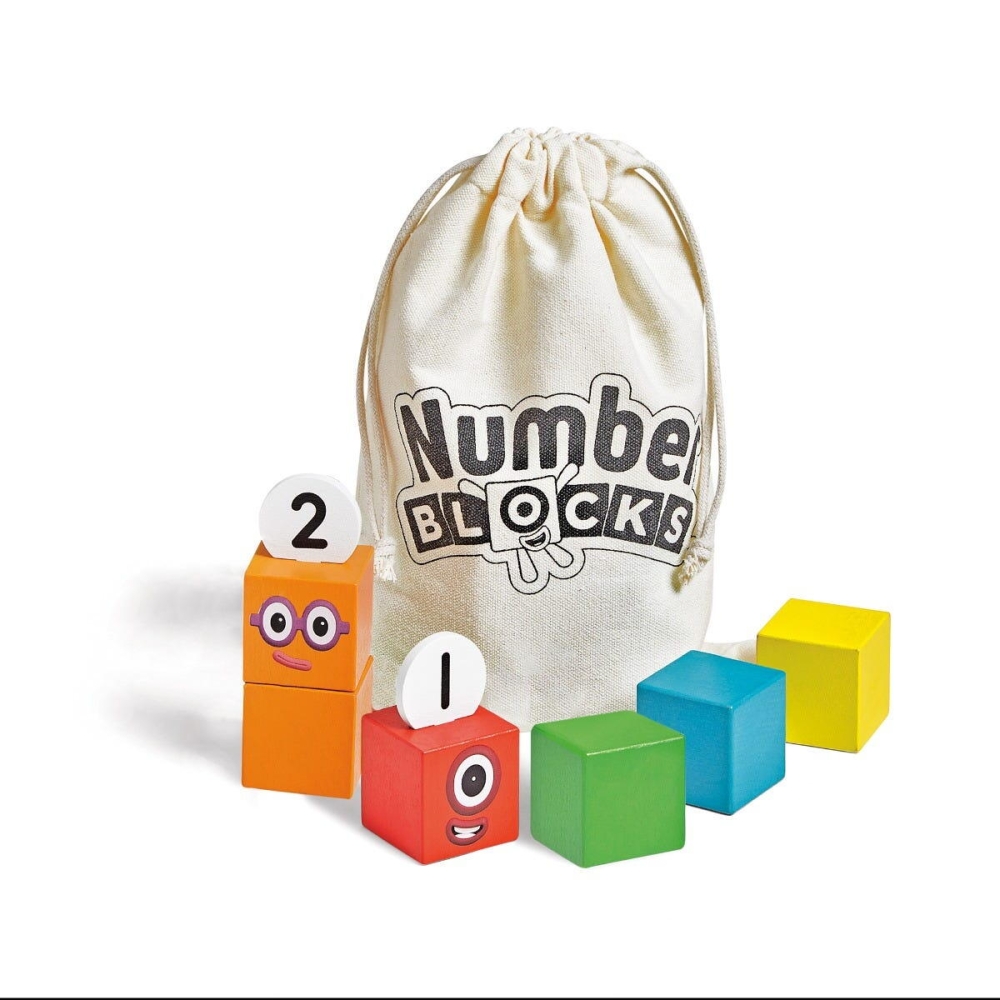Cuburi din lemn Numberblocks - De la 1 5