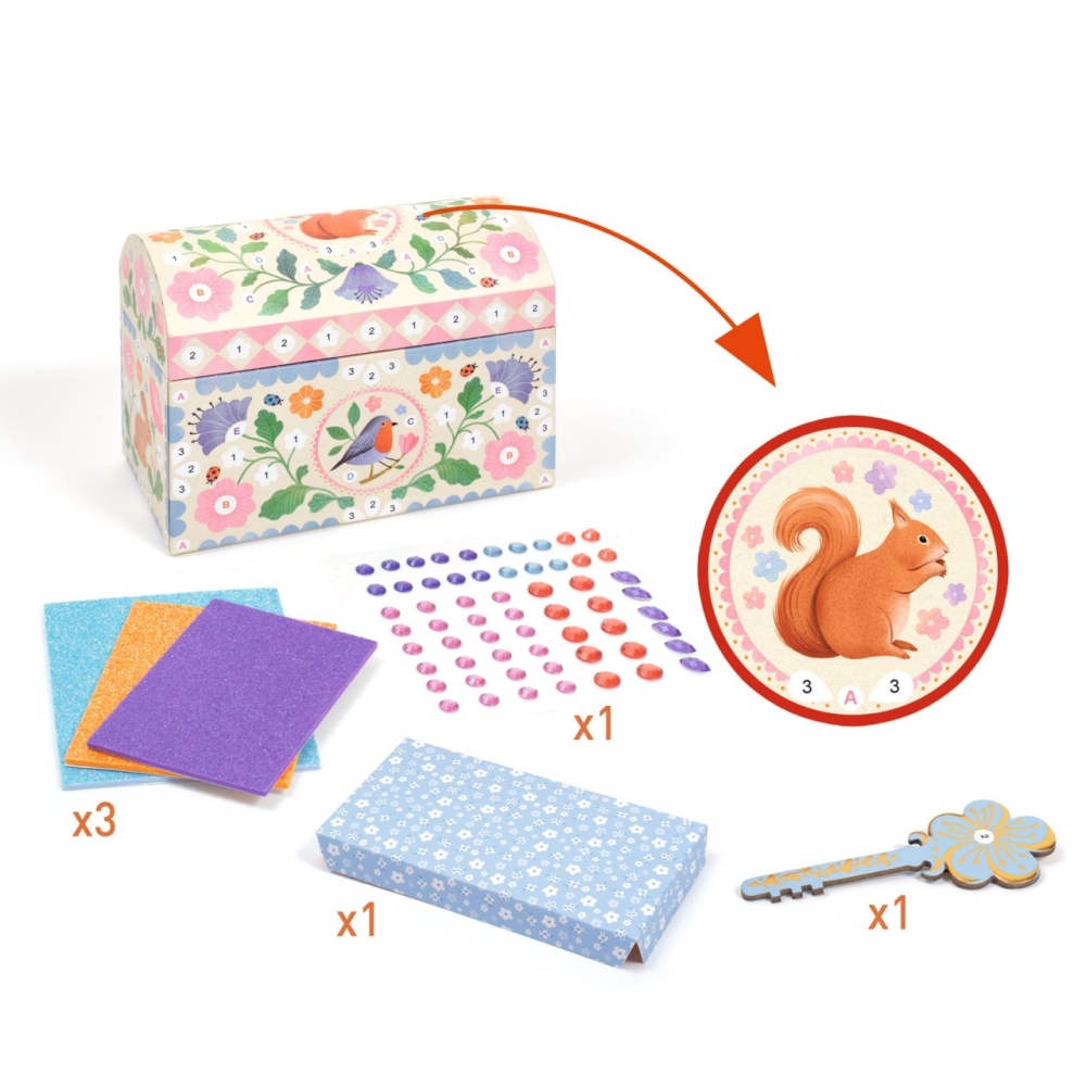 Joc creativ DIY Cufar fermecat, Djeco