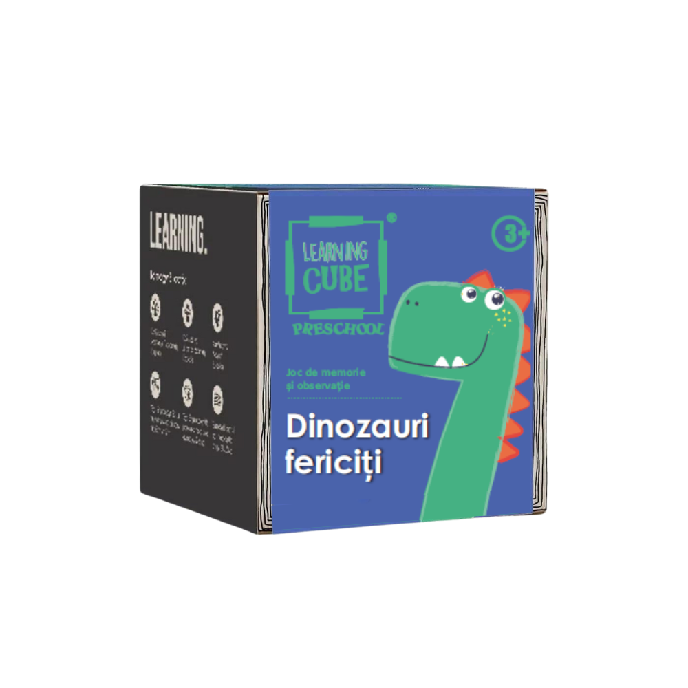 Joc de atentie Learning Cuber - Dinozauri fericiti