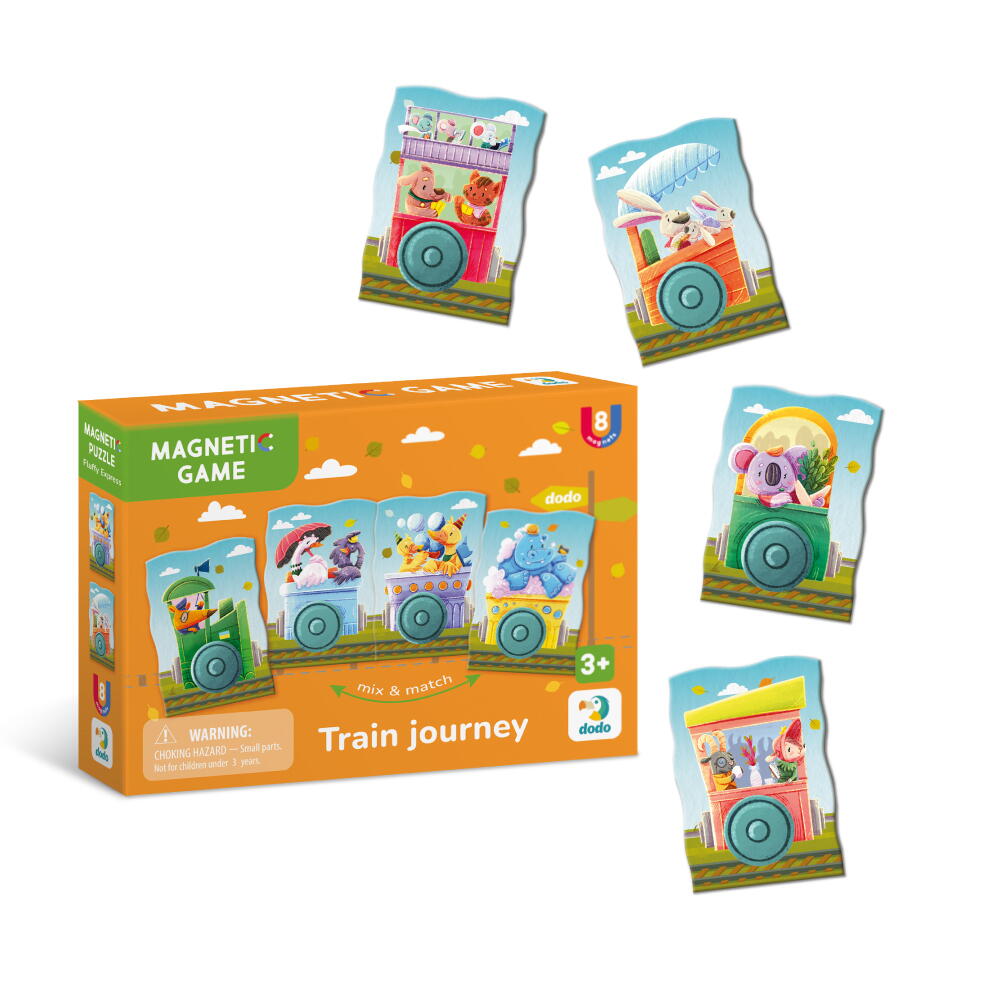 Set magnetic - Calatorie cu trenul